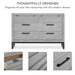 Dream on Me - Dream On Me Evolur Kyoto Nursery Double Dresser