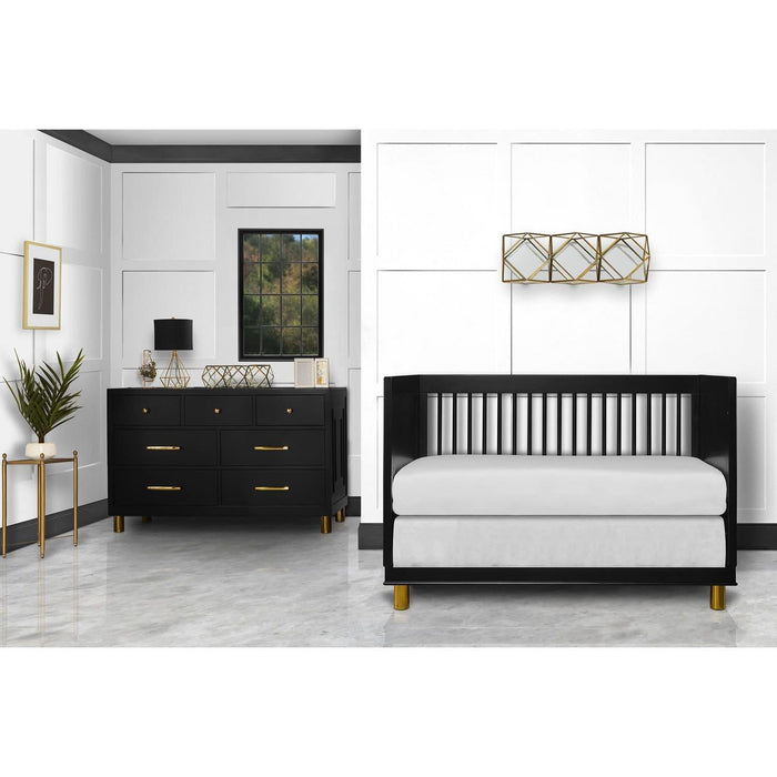 Dream on Me - Dream On Me Evolur Loft Art Déco 3-in-1 Convertible Crib