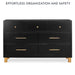Dream on Me - Dream On Me Evolur Loft Art Déco Double Nursery Dresser