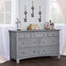 Dream on Me - Dream On Me Evolur Sant Fe/Cheyenne Nursery Double Dresser
