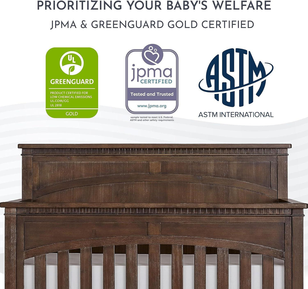 Dream on Me - Dream On Me Evolur Santa Fe 5-in-1 Convertible Crib