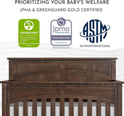 Dream on Me - Dream On Me Evolur Santa Fe 5-in-1 Convertible Crib