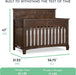 Dream on Me - Dream On Me Evolur Santa Fe 5-in-1 Convertible Crib