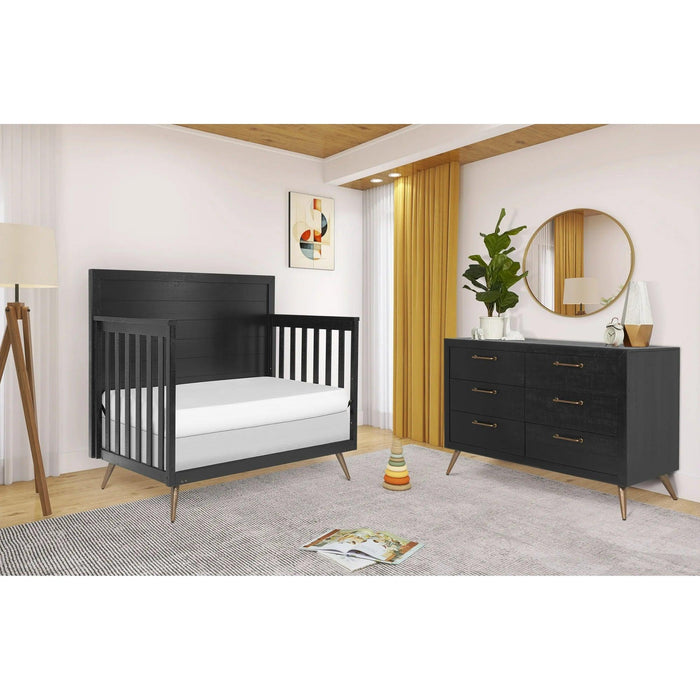 Dream on Me - Dream On Me Evolur Stilnovo Mid Century 4-in-1 Convertible Crib