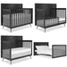 Dream on Me - Dream On Me Evolur Stilnovo Mid Century 4-in-1 Convertible Crib