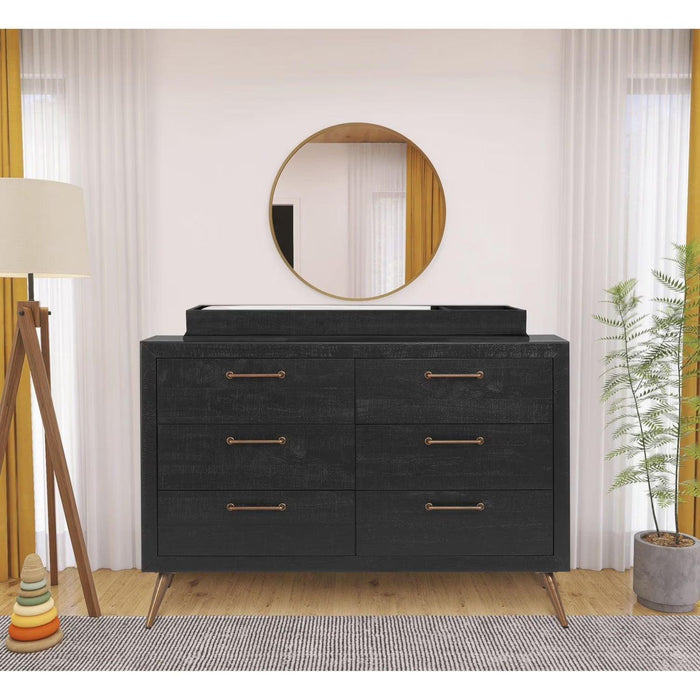 Dream on Me - Dream On Me Evolur Stilnovo Mid Century Nursery Double Dresser