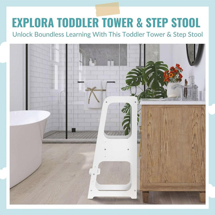 Dream on Me - Dream on Me Explora Toddler Tower & Step Stool