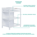 Dream on Me - Dream on Me Hamilton Convertible Crib and Changer 5 in 1
