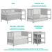 Dream on Me - Dream on Me Hamilton Convertible Crib and Changer 5 in 1