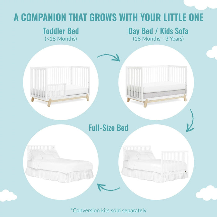Dream on Me - Dream On Me Hygge 5-in-1 Convertible Crib