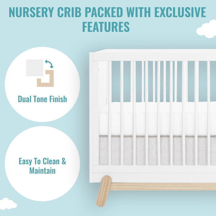Dream on Me - Dream On Me Hygge 5-in-1 Convertible Crib