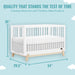 Dream on Me - Dream On Me Hygge 5-in-1 Convertible Crib