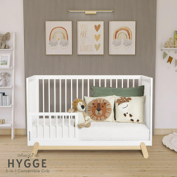Dream on Me - Dream On Me Hygge 5-in-1 Convertible Crib
