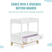 Dream on Me - Dream On Me Hygge Baby Changing Table X
