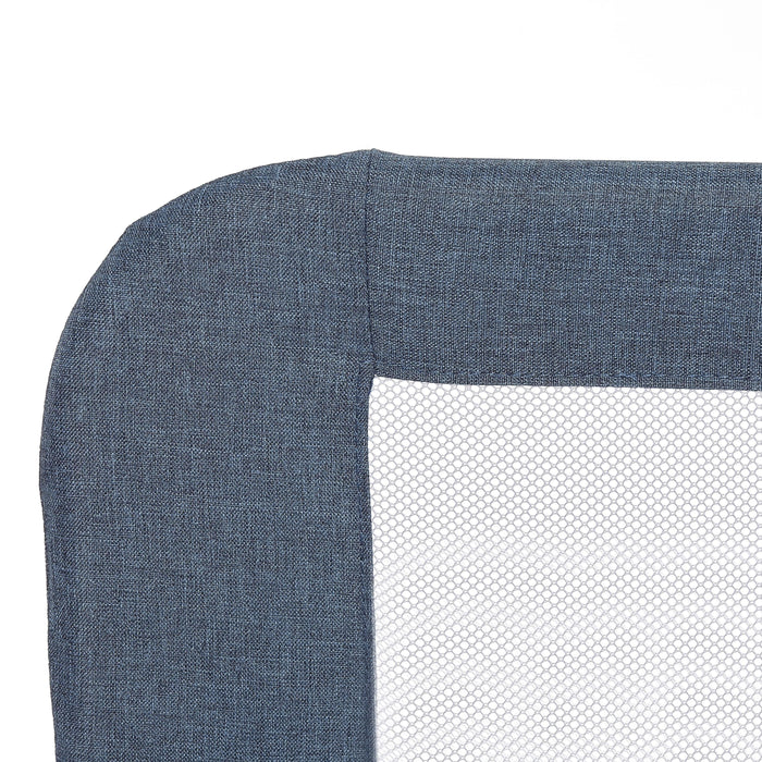 Dream on Me - Dream on Me Mesh Security for Twin Size Bed (3D Linen Fabric)