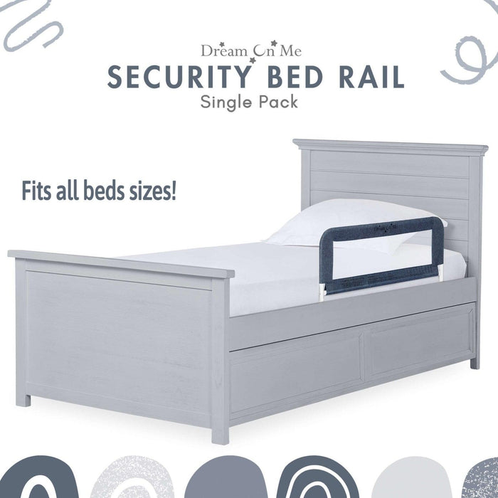 Dream on Me - Dream on Me Mesh Security for Twin Size Bed (3D Linen Fabric)