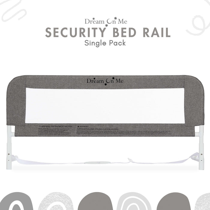 Dream on Me - Dream on Me Mesh Security for Twin Size Bed (3D Linen Fabric)