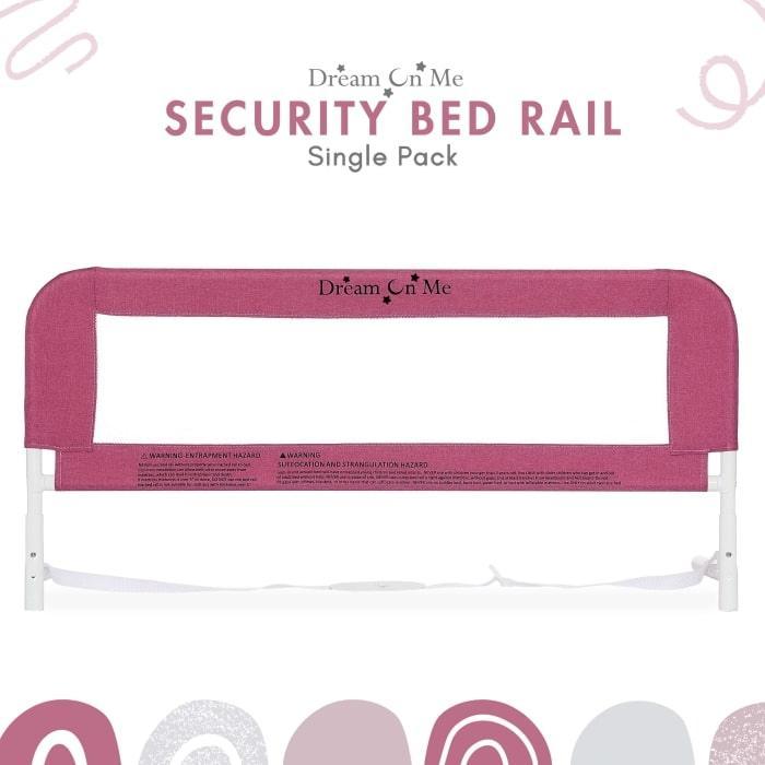 Dream on Me - Dream on Me Mesh Security for Twin Size Bed (3D Linen Fabric)