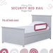 Dream on Me - Dream on Me Mesh Security for Twin Size Bed (3D Linen Fabric)