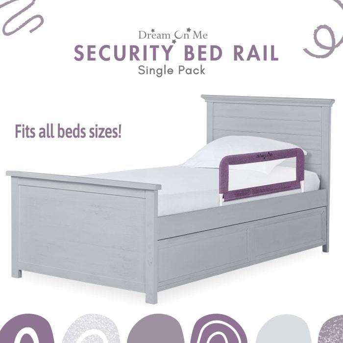 Dream on Me - Dream on Me Mesh Security for Twin Size Bed (3D Linen Fabric)