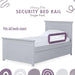 Dream on Me - Dream on Me Mesh Security for Twin Size Bed (3D Linen Fabric)