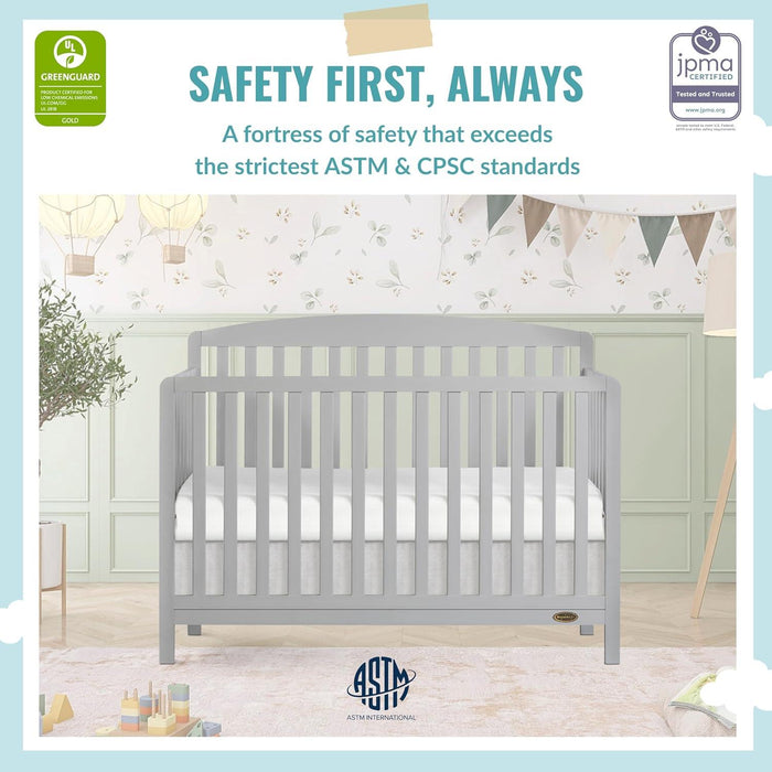 Dream on Me - Dream On Me Odelle 5-in-1 Convertible Crib