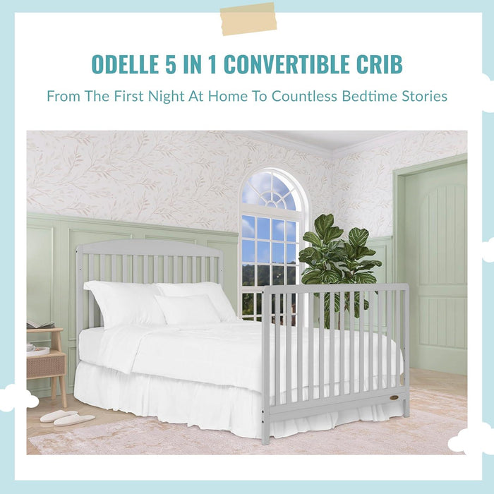 Dream on Me - Dream On Me Odelle 5-in-1 Convertible Crib