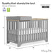 Dream on Me - Dream On Me Orion 5-in-1 Convertible Crib with Changer