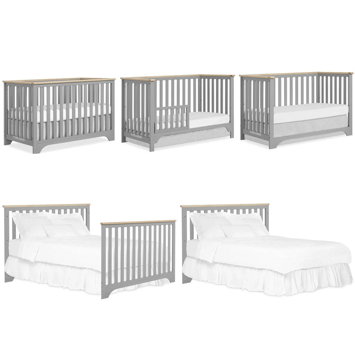 Dream on Me - Dream On Me Orion 5-in-1 Convertible Crib with Changer