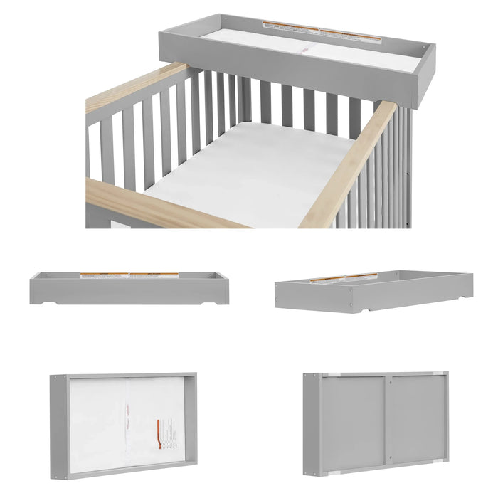 Dream on Me - Dream On Me Orion 5-in-1 Convertible Crib with Changer