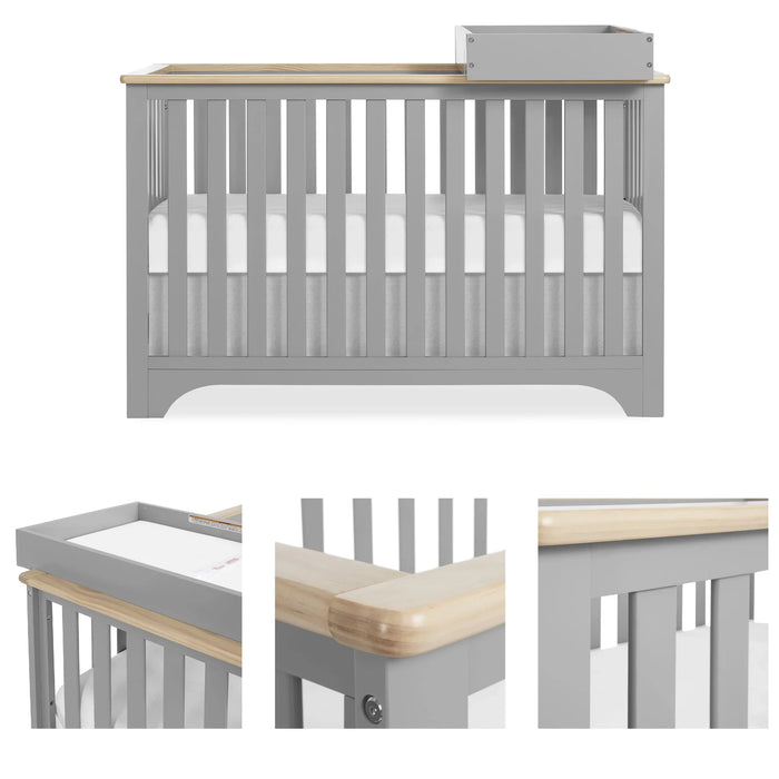 Dream on Me - Dream On Me Orion 5-in-1 Convertible Crib with Changer