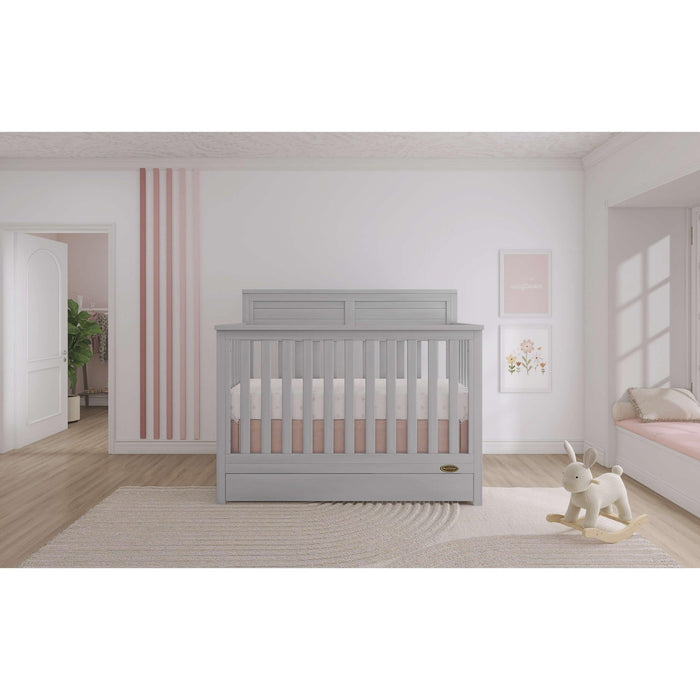 Dream on Me - Dream On Me Reign Jenny Convertible Crib with Drawer
