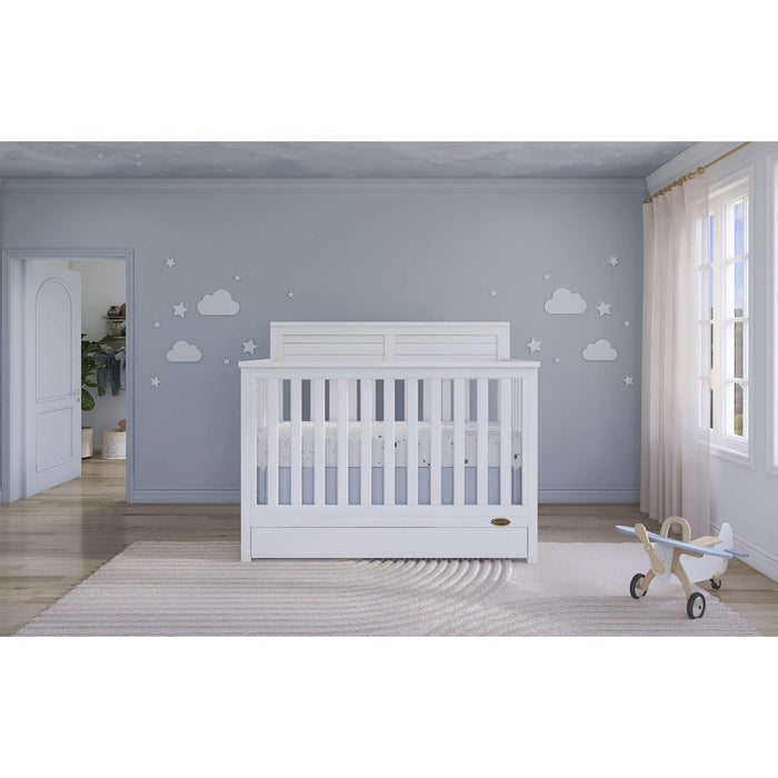 Dream on Me - Dream On Me Reign Jenny Convertible Crib with Drawer