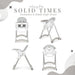 Dream on Me - Dream on Me Solid Times Lightweight Portable Highchair