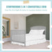 Dream on Me - Dream On Me Storybrooke 5-in-1 Convertible Crib