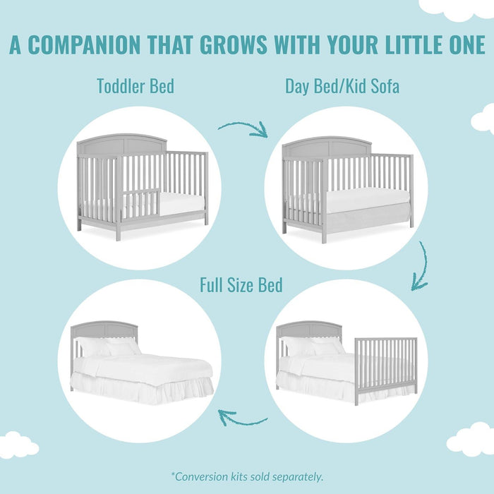 Dream on Me - Dream On Me Storybrooke 5-in-1 Convertible Crib