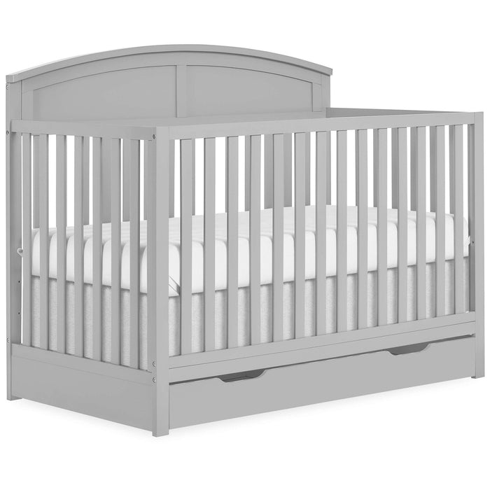 Dream on Me - Dream On Me Storybrooke 5-in-1 Convertible Crib with Drawer