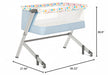 Dream On Me Flora Bassinet – Confetti Blue (2)