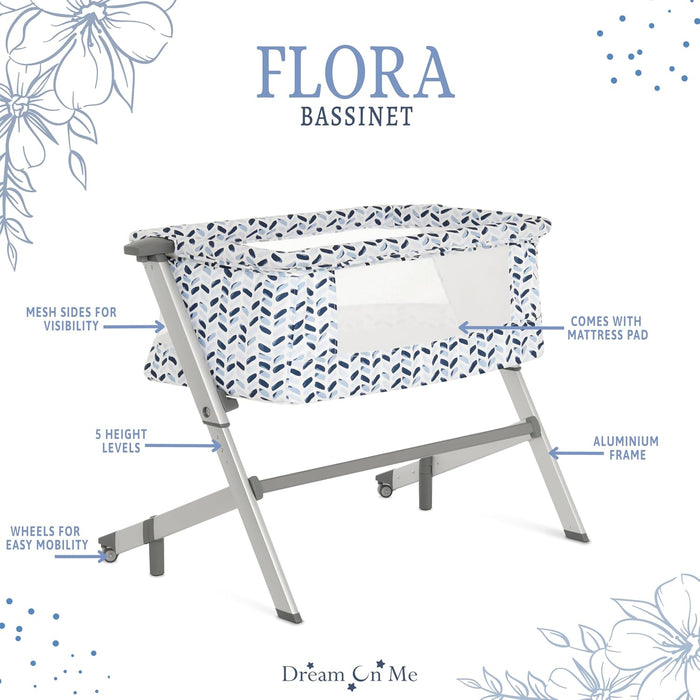 Dream On Me Flora Bassinet – Moroccan White (2)