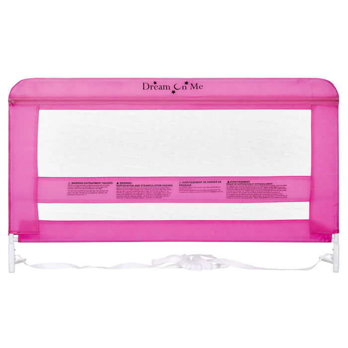 Dream On Me Lilibet Mesh Safety Bed Rail – Pink