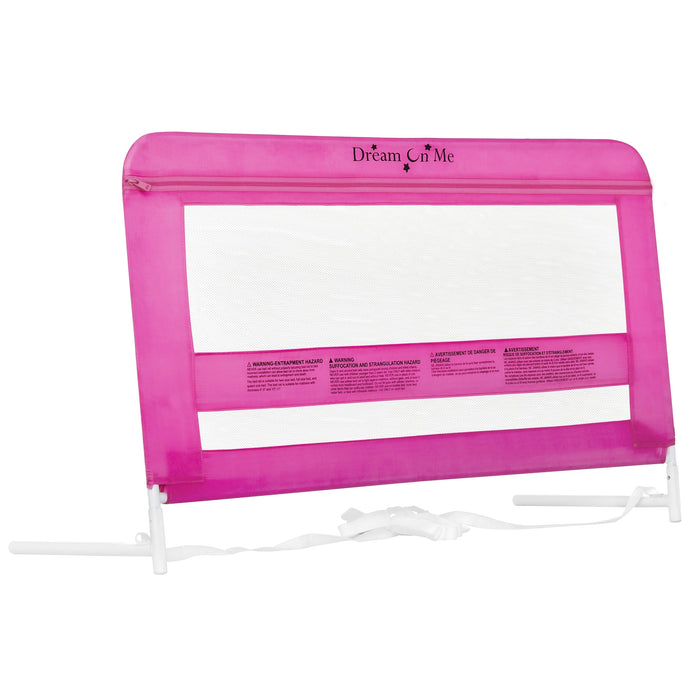 Dream On Me Lilibet Mesh Safety Bed Rail – Pink (2)