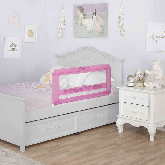 Dream On Me Lilibet Mesh Safety Bed Rail – Pink (5)