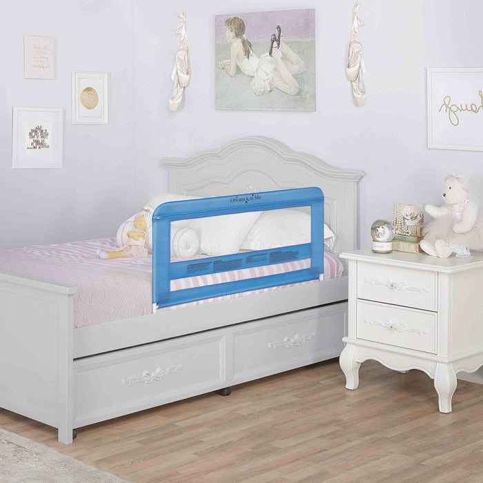 Dream On Me Lilibet Mesh Safety Bed Rail – Sky Blue (6)