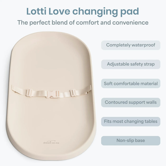 Dream On Me Lotti Love Baby Changing Pad – Magnolia White – image 5