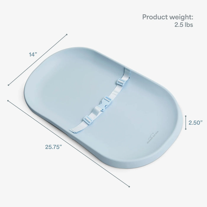 Dream On Me Lotti Love Baby Changing Pad – Raindrop Blue – image 3