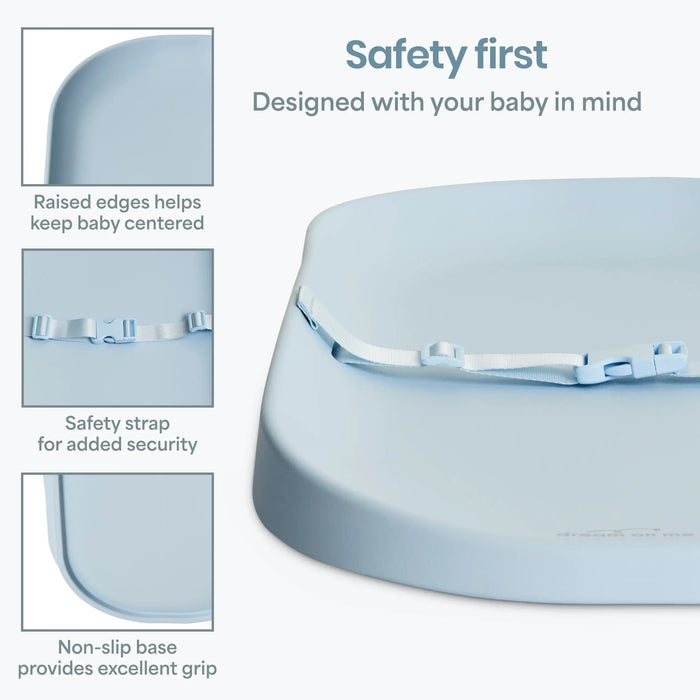 Dream On Me Lotti Love Baby Changing Pad – Raindrop Blue – image 4
