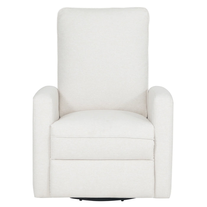 Dream on Me - Paradise Power Glider in Cream by Dream on Me – Power Recliner with USB & Swivel Base