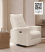 Dream on Me - Paradise Power Glider in Cream by Dream on Me – Power Recliner with USB & Swivel Base