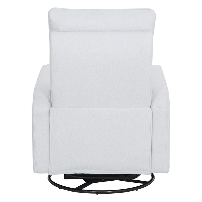 Dream on Me - Paradise Power Glider in Cream by Dream on Me – Power Recliner with USB & Swivel Base