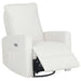 Dream on Me - Paradise Power Glider in Cream by Dream on Me – Power Recliner with USB & Swivel Base